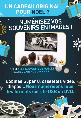 Numérisez vos souvenirs pour Noël ! 